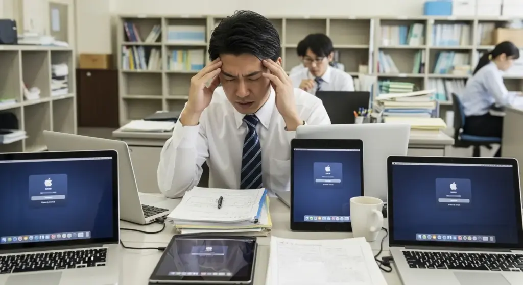 Apple ID管理に疲れた教師