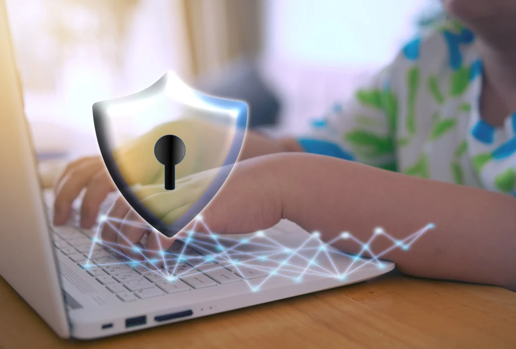 教育データ利活用における個人情報保護とセキュリティ対策のイメージ